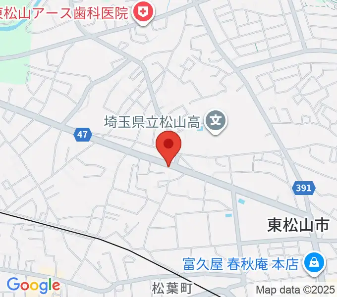 杉田楽器店の地図