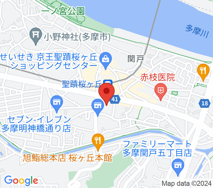 関戸公民館 スタジオの場所