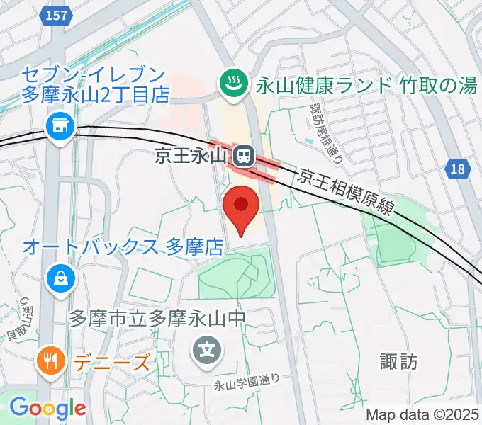ベルブ永山の地図