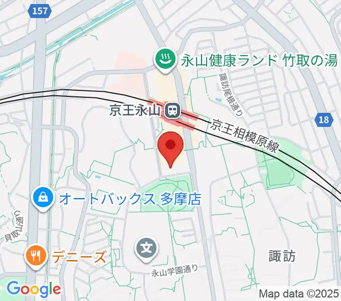 ベルブ永山の地図