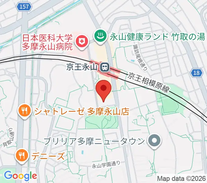 ベルブ永山の地図