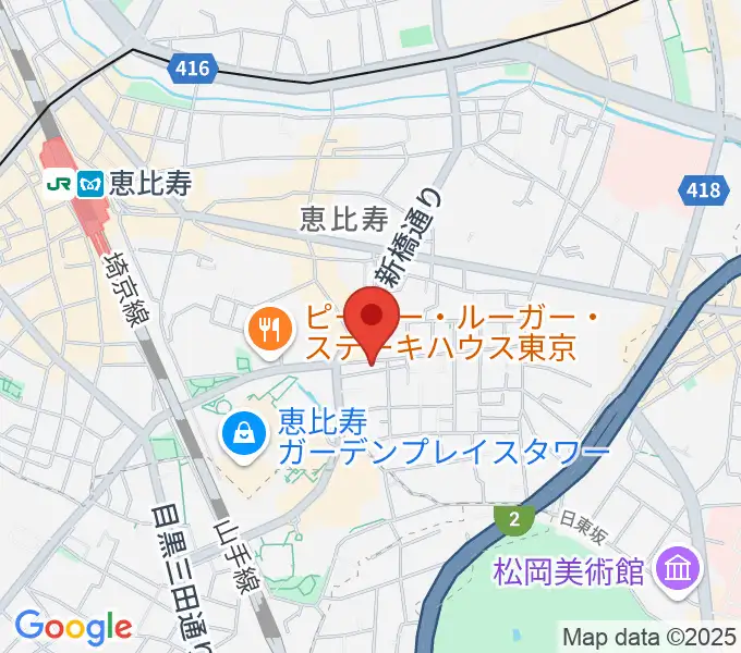 恵比寿天窓.switchの地図