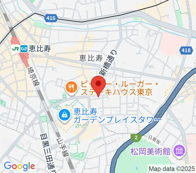 恵比寿天窓.switchの地図
