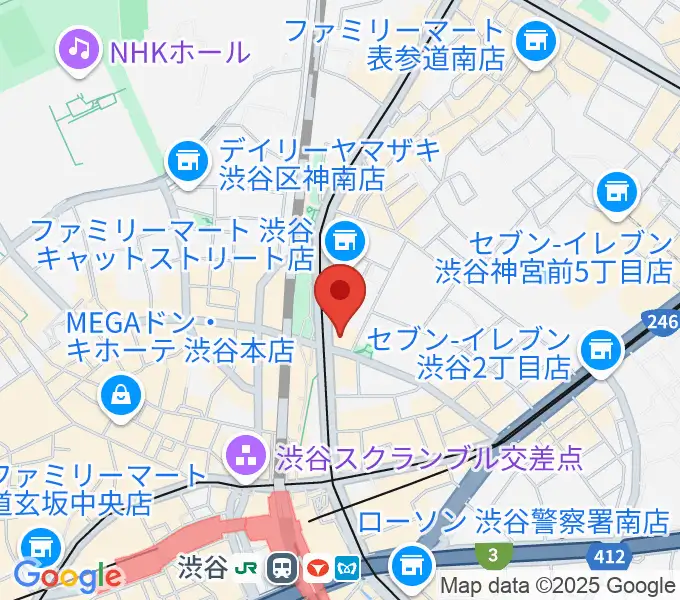 東京カルチャーカルチャーの地図