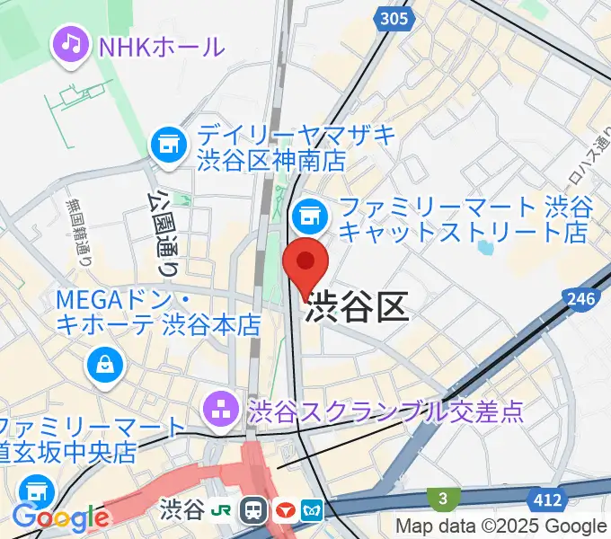 東京カルチャーカルチャーの地図