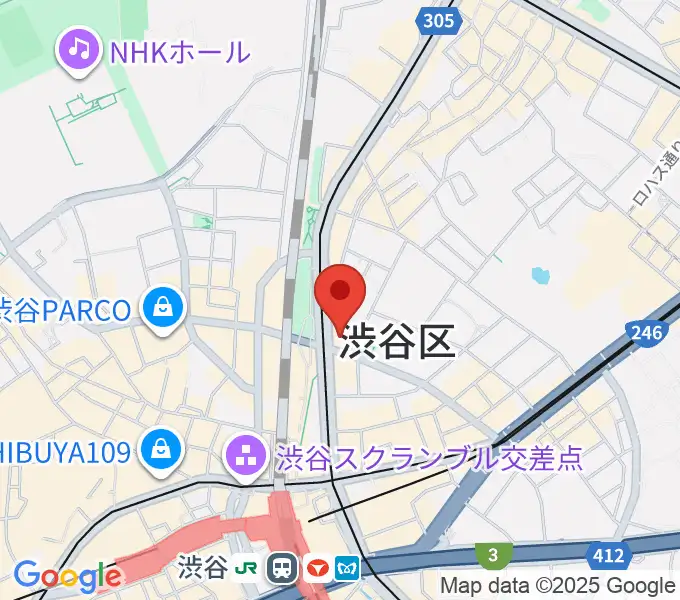 東京カルチャーカルチャーの地図