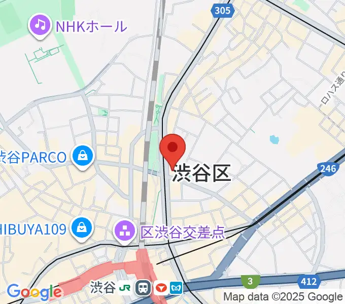 東京カルチャーカルチャーの地図