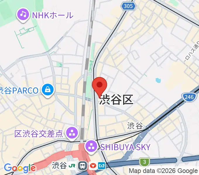 東京カルチャーカルチャーの地図