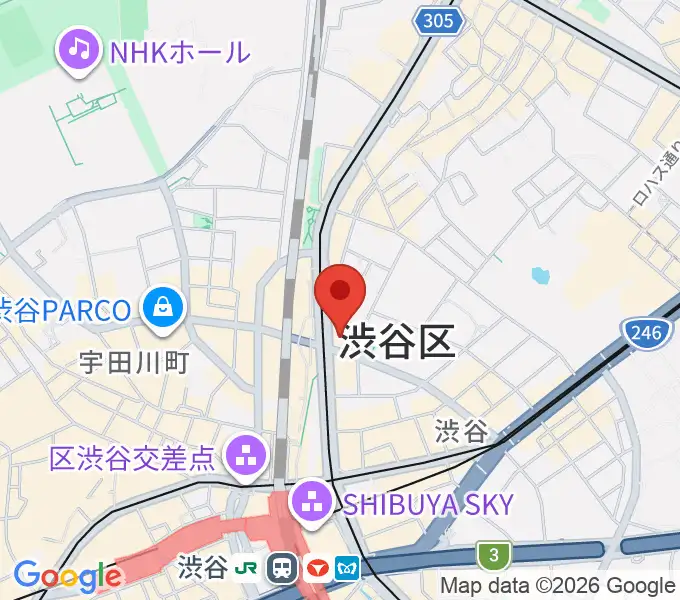 東京カルチャーカルチャーの地図