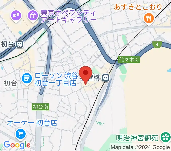 参宮橋トランスミッションの地図