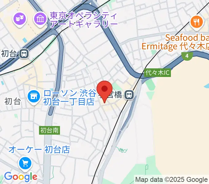 参宮橋トランスミッションの地図