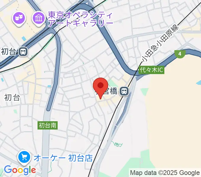 参宮橋トランスミッションの地図