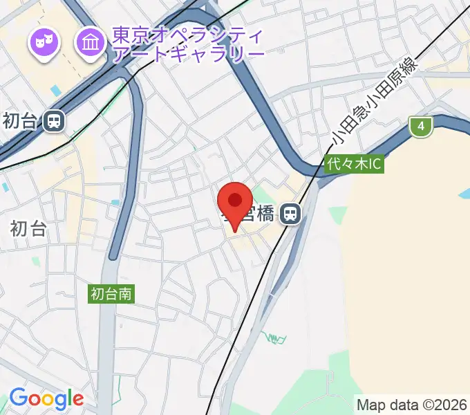 参宮橋トランスミッションの地図