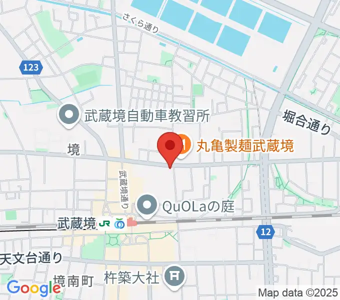 武蔵境スタットの地図
