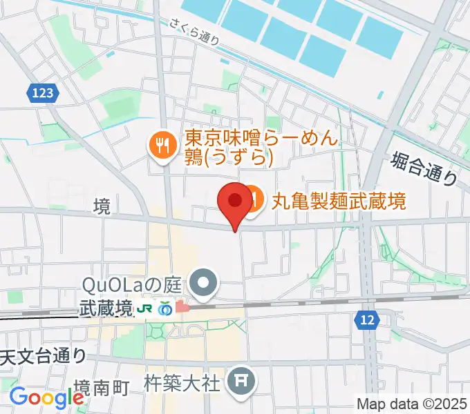 武蔵境スタットの地図