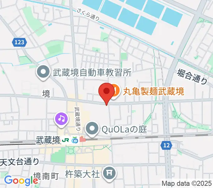 武蔵境スタットの地図