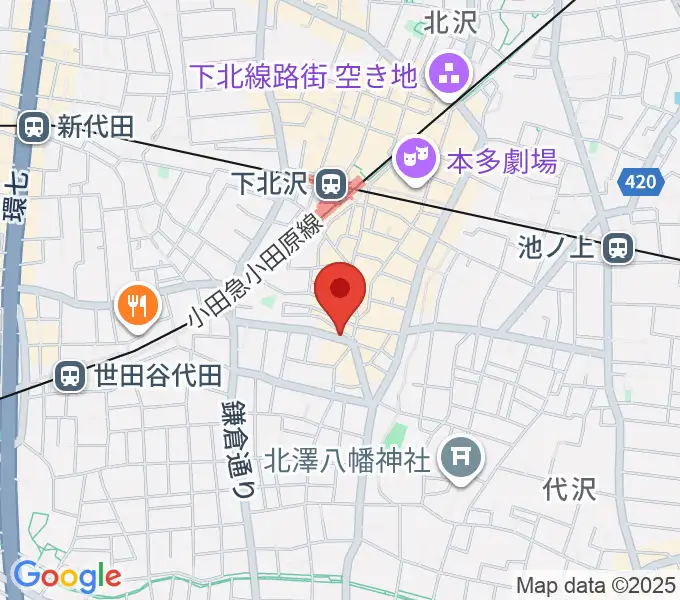 下北沢leteの地図