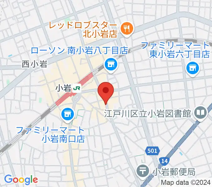 小岩BUSHBASHの地図