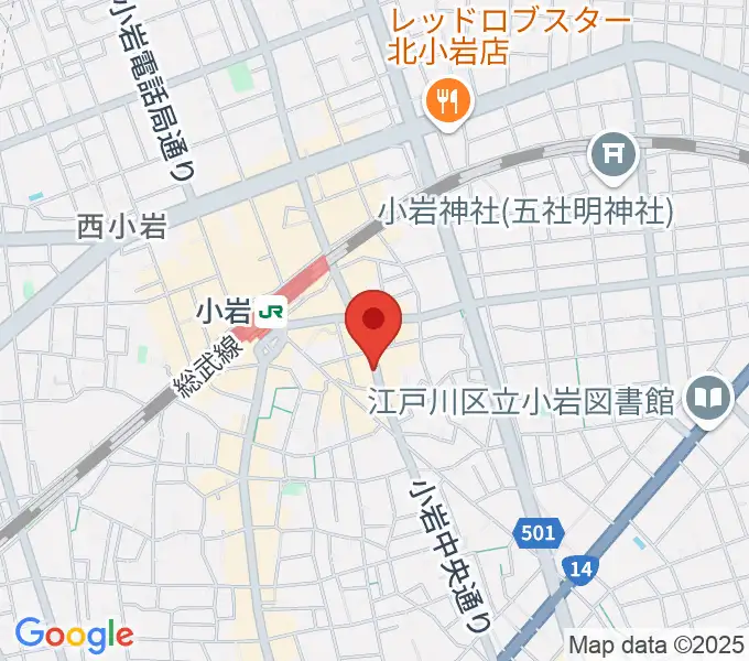 小岩BUSHBASHの地図