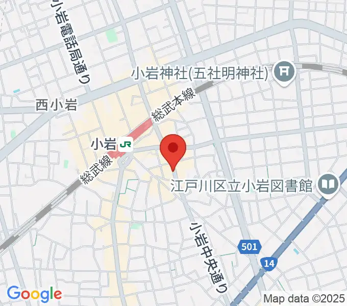 小岩BUSHBASHの地図