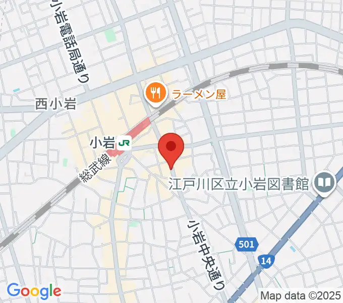 小岩BUSHBASHの地図