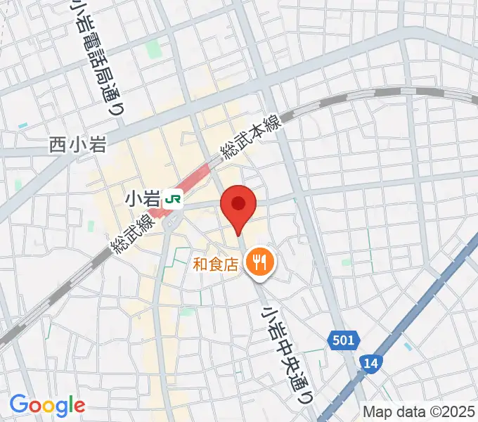 小岩BUSHBASHの地図