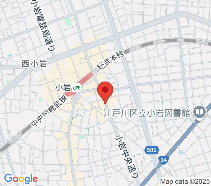 小岩BUSHBASHの地図