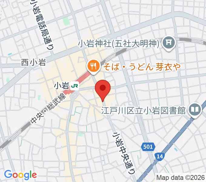 小岩BUSHBASHの地図