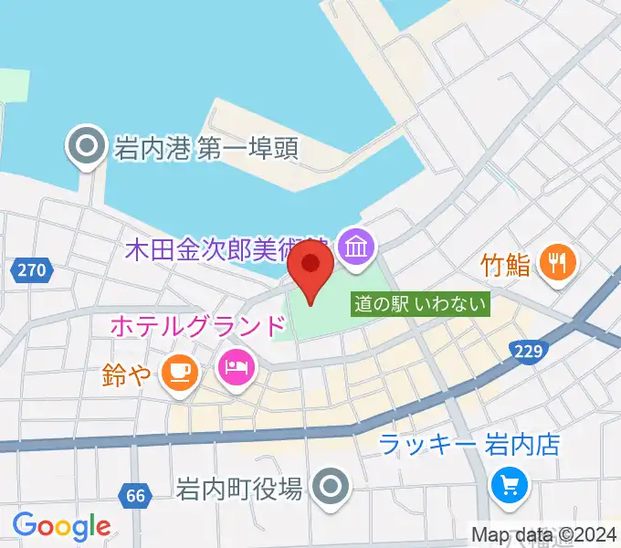 岩内地方文化センターの地図