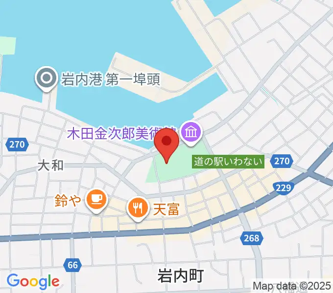 岩内地方文化センターの地図