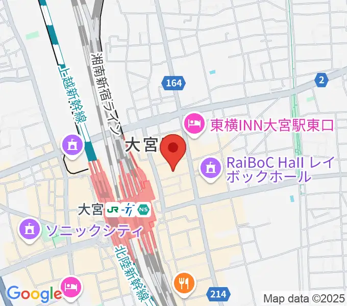 島村楽器 大宮店の地図
