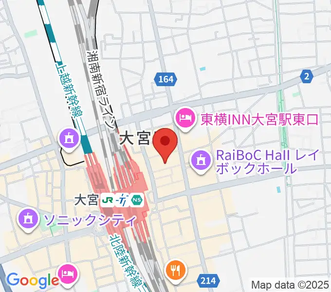 島村楽器 大宮店の地図