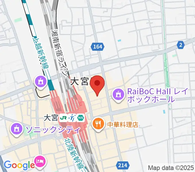 島村楽器 大宮店の地図