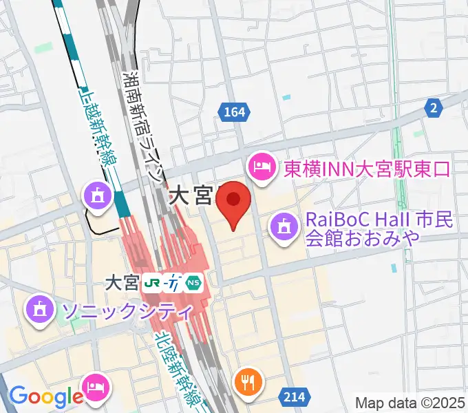 島村楽器 大宮店の地図