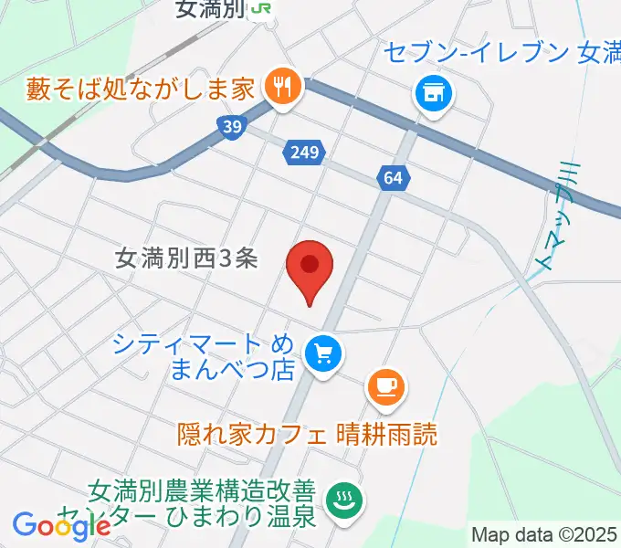 大空町教育文化会館の地図