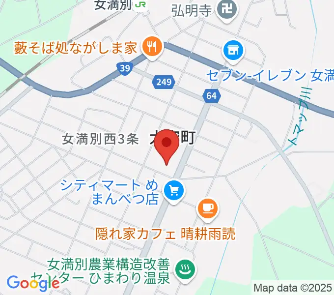 大空町教育文化会館の地図