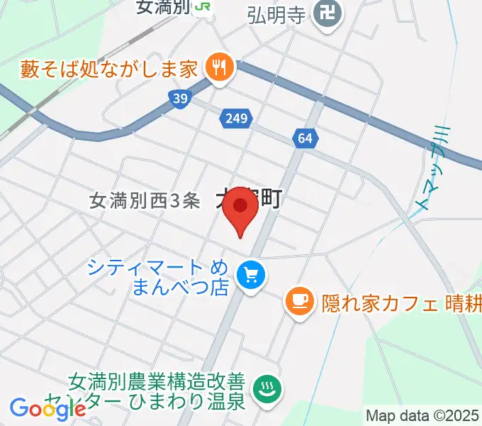 大空町教育文化会館の地図