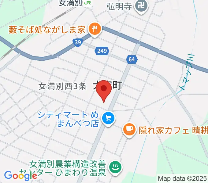 大空町教育文化会館の地図