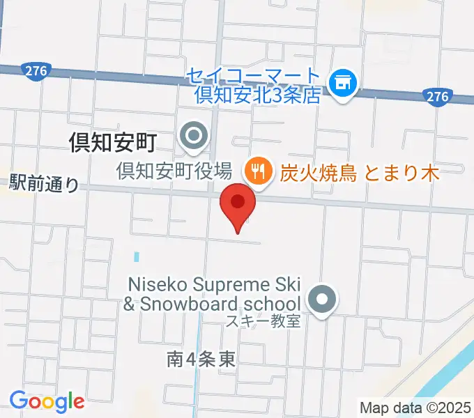 倶知安町公民館・文化福祉センターの地図