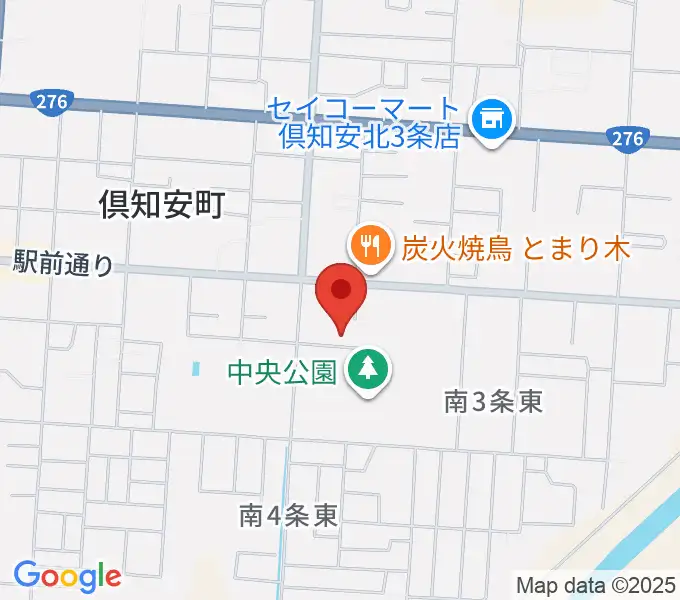 倶知安町公民館・文化福祉センターの地図