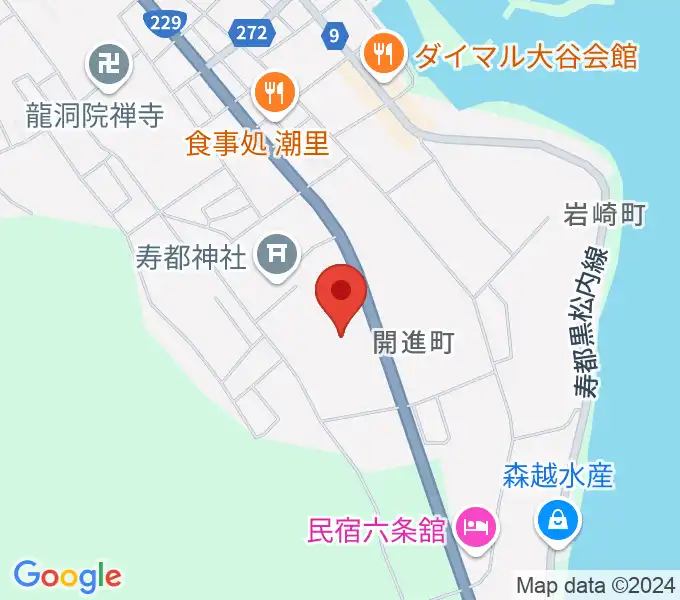 寿都町総合文化センター ウイズコムの地図