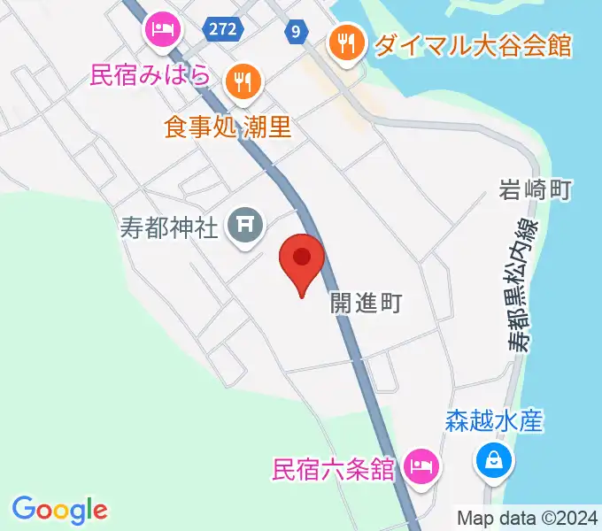 寿都町総合文化センター ウイズコムの地図