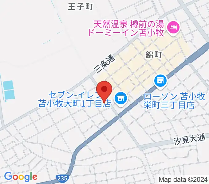 苫小牧市文化交流センター アイビー・プラザの地図