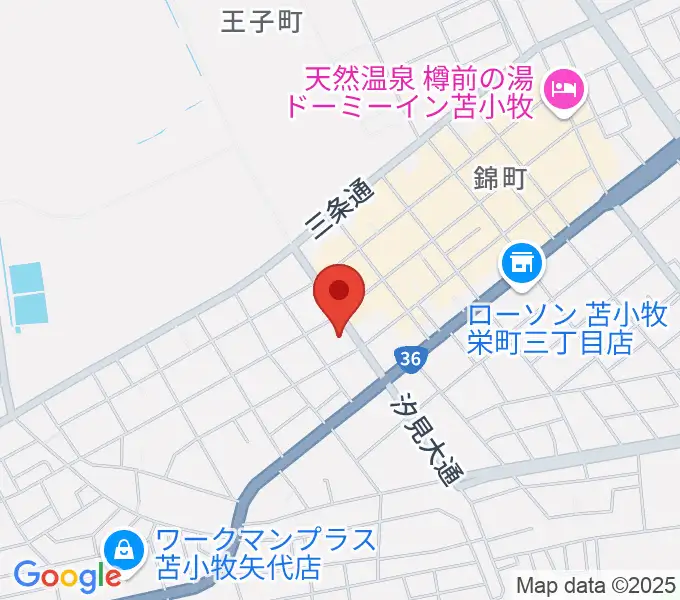 苫小牧市文化交流センター アイビー・プラザの地図