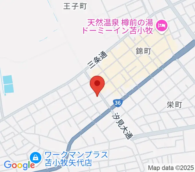 苫小牧市文化交流センター アイビー・プラザの地図