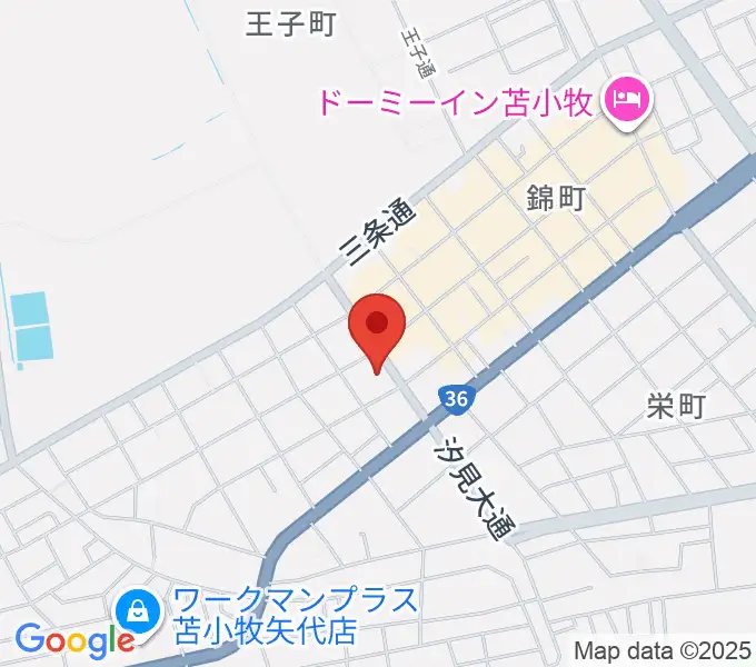 苫小牧市文化交流センター アイビー・プラザの地図
