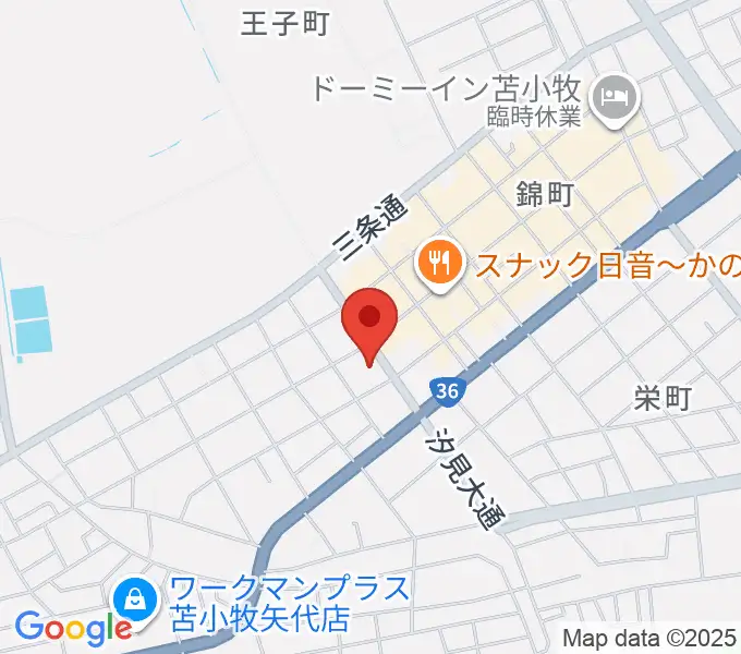 苫小牧市文化交流センター アイビー・プラザの地図