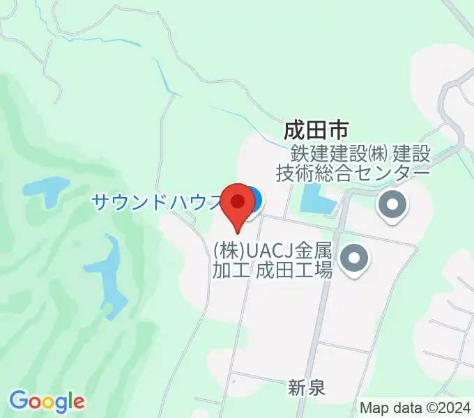 サウンドハウスの地図