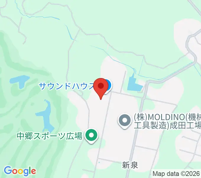 サウンドハウスの地図