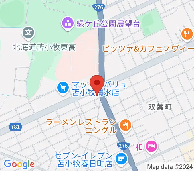 さいとう楽器 音楽館の地図